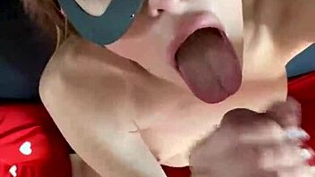 Oh Wow, This Sloppy Facefuck Ends With Cum In Mouth For Tiny Teen Nicolewet!