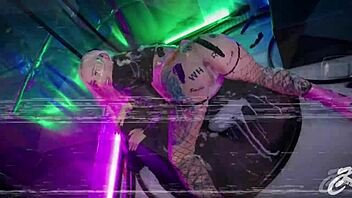 Watch this huge monster dildo destroy my gaping asshole and juicy pussy fast!