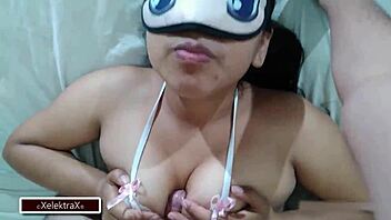 Big ass brunette latina in sexy lingerie gets assfucked pov with creampie by college friend