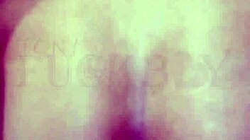 Mexican brunette roommate fingers and fucks her tight asshole in bedroom until gaping creampie drips