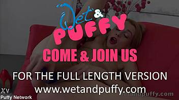 Why does her orgasmic christmas gift involve dildo stretching that swollen pussy?