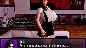 Oh man, my milf friend with huge tits is sucking my big cock in this wild game