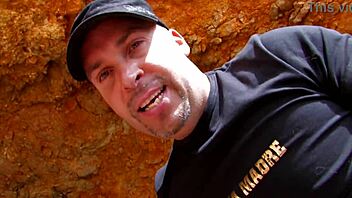 Blonde bombshell with big tits seduces in a passionate encounter.