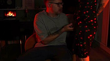 After our romantic dinner, let's get into some hot cowgirl and doggystyle sex!