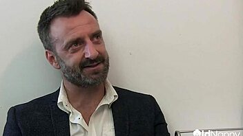 Blonde BBW cougar Pascal gets fucked hard doggystyle by doctor in office quickie session.