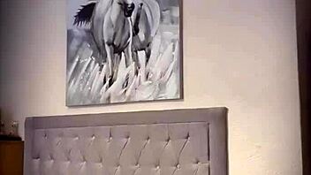 Blonde milf shares a little teaser with undressing moves