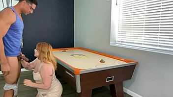 Thick pawg aurora angel delivers a blowjob and rides a huge cock in doggystyle position with intense close-ups