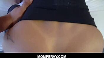 Hot brunette big ass yoga milf takes cock in tight pussy doggystyle pov abby lee brazil