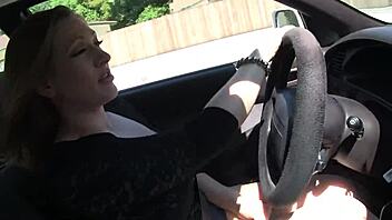 I Feel So Aroused Watching Blonde Vicky Vixen with Big Boobs Suck a Massive Black Cock Through the Gloryhole