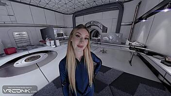 WATCH Blondy Susan Storm GIVE Deep Blowjob in Fantastic Four Cosplay Parody VR!