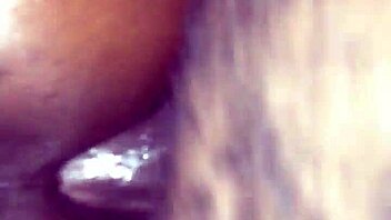 With passion building, he bends her over to stroke and tease that dripping wet pussy in doggystyle.