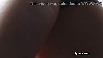 Busty kleptomaniac brunette rides mall cops dick!