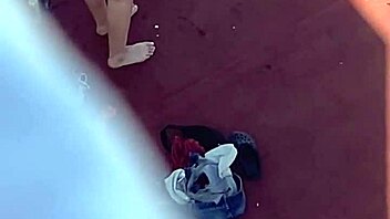 Feeling nostalgic watching Argentinian neighbors sunbathing in bikinis on the terrace part four