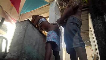 having an intense anal fuck with a skinny latina slut ending in creampie