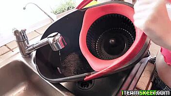 hey redhead teen takes a cock ride on top of a guy