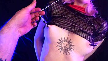 petite teen 18+ gets cuffed and dominated in homemade bedroom blowjob action