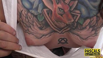 i got tattooed as a real slut with small tits fucked hard