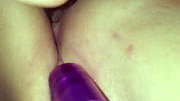 Crystal plays with her vibrator. Jamer licks her ass.