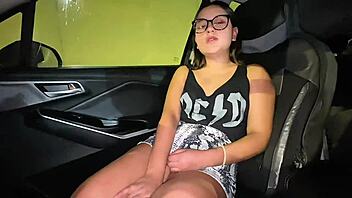 having INTENSE sex in my boyfriend's best friend's car as he THRUSTS hard on the street