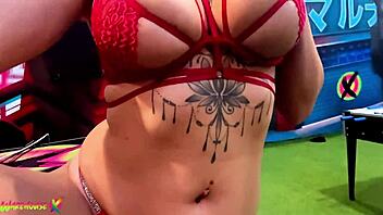 Filling Holes German Milf Plays Billiards With Dildo In Wet Pussy And Fisting Action