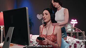 Specific Lesbian Massage Turns into Sensual Erotic Sex with Screaming Pleasure - Casey Calvert Charlotte Sins