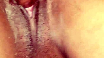 Ebony wife cheats with black masseur for wet pussy fucking and quick cum!