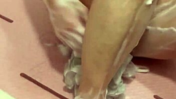 hey, wanna join my sexy bath time with these cute breasts?