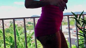 Why not watch morena rabuda de vestidinho get fucked on the varanda in rough interracial action?