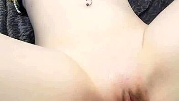 Can you watch this horny amateur fucking her dildo in close-up POV?