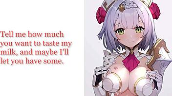 Genshin Impact Joi Solmaid Series Ep1 Features Noelle's Servant In Paizuri Foot Worship Footjob Gentle Femdom