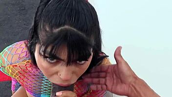 first anal addicted to anal sex cum in the mouth latina