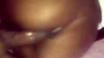 skinny ebony teen rides big black cock in shaved pussy action 🔥