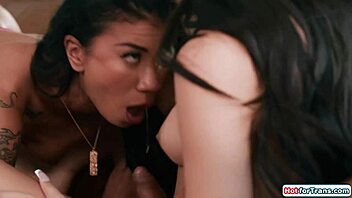 I feel so aroused as latin tgirl zariah arau gets her big trans cock deepthroated in this passionate interracial encounter with intense oral pleasure