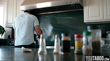 I can't believe big dick mature guy trains latina brunette with hairy pov blowjob action.