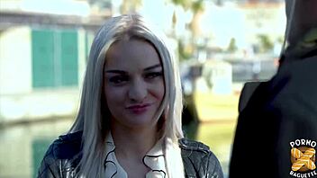 oh gosh, nathalie this beautiful blonde is just savorin that anal with her sexy lingerie and big tits