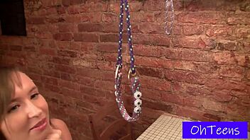 teens dominate in bdsm session with intense first-time action