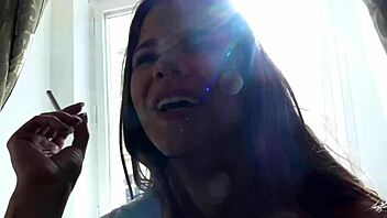 Four sexy girls gathered for a fake photoshoot, trying on hot lingerie and flashing their assets playfully