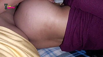 Hey, check out this hot Colombian curvy blonde getting wild in bed with her young amateur friend!