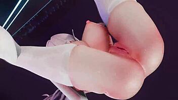 hey, check out this big tits bitch knight dancing her huge ass off to the music! 🔥💃