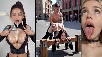 Oiled Beautiful Body Worship With Cumshot Massage