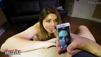 Hey, check out curvy brunette cutie Rachel getting her wet twat fucked doggystyle and swallowing cum