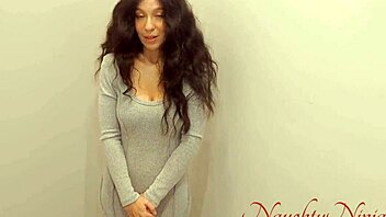 hot neighbor begs for creampie in her wet pussy since her husband can't get her pregnant!