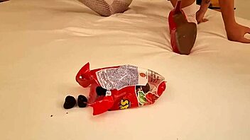 skinny tattooed latina screams for brutal double anal pounding bareback!