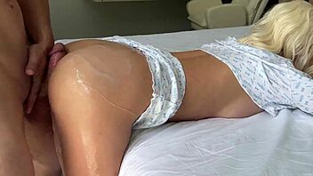 Wanna see her dripping with hot cum all over that sexy body?