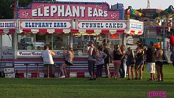 rock fest daytime flashers go sexy uncensored and real wild