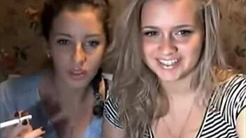 wanna watch these cigarette smoking cam girls tease