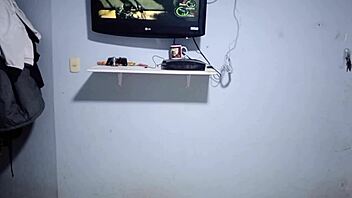 guys love games but this peruvian teen's wet pussy got my stepbro pounding hard for party