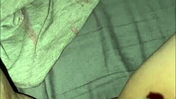 late night with her fingers deep in milf pussy