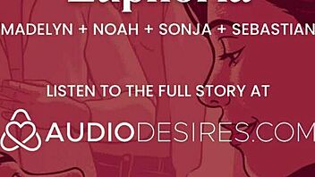 Hubby watches as I get double penetrated and creampied at swingers club orgy