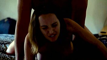 pregnant beauty's tight pussy creampied hard in bed by neighbor